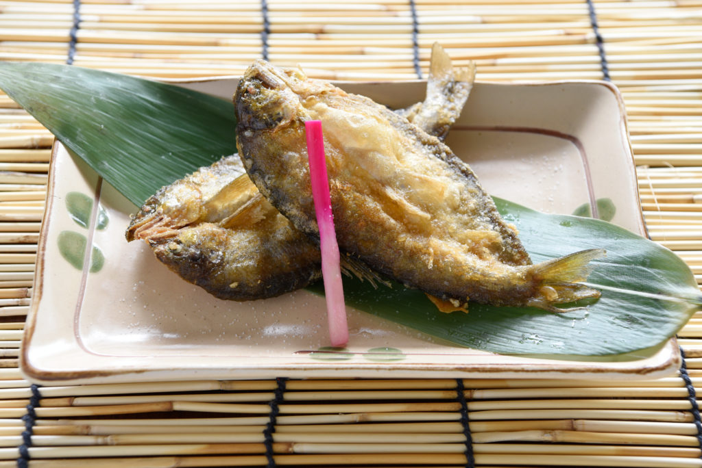 鮎唐揚げ